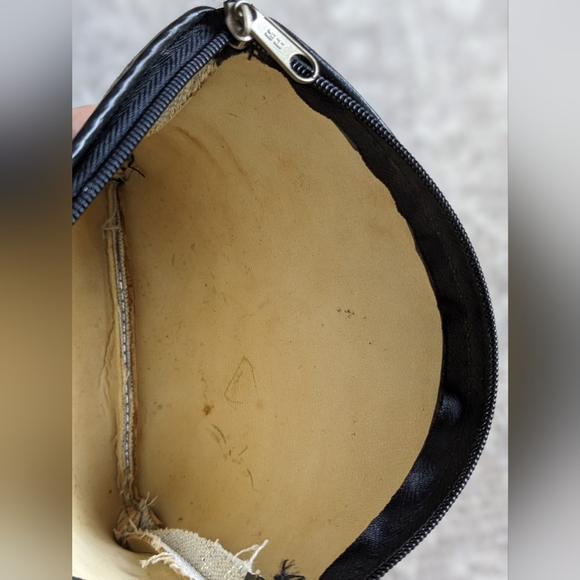 Pair / Bundle of small wallets - brown shimmer and silver leather - Picture 6 of 6